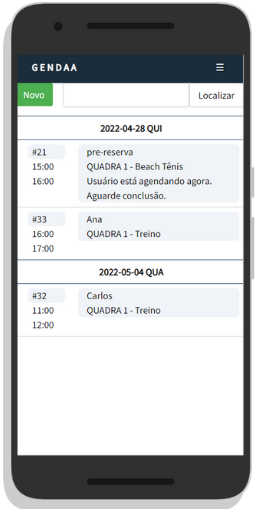 Imagem do Gendaa no celular